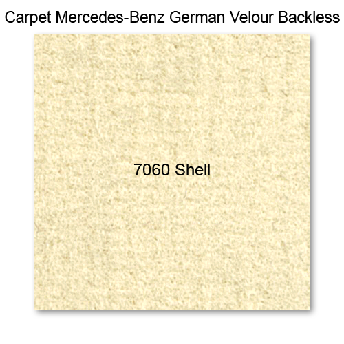 Carpet German Velour Backless 7060 Shell, 60" wide