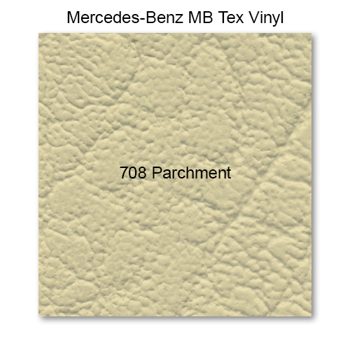 Mercedes 114 1969-1972, Headrest Fnt, Vinyl, 708 Parchment, Coupe, Pinpoint, with Pad