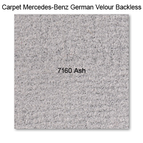 Carpet German Velour Backless 7160 Ash, 60" wide
