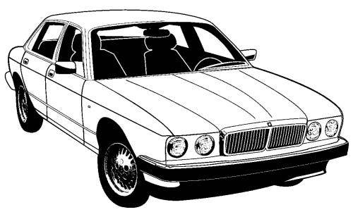 Jaguar, 1971-1983, XJ12, Carpet Kit, Wilton Wool III, 602 Dark Red, Sedan