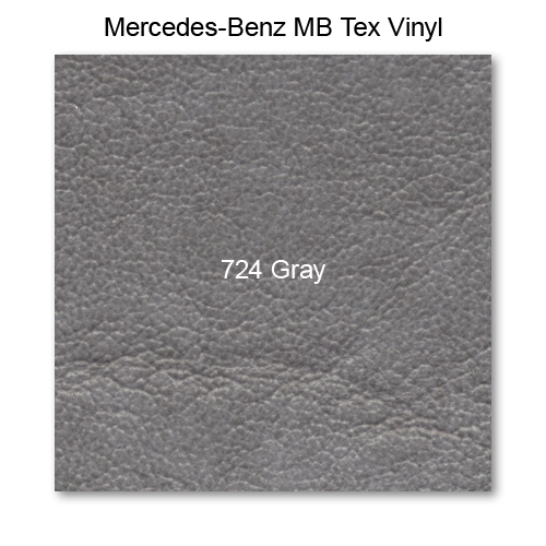 Mercedes 124 1986-1995, Headrest Rr, Vinyl, 724 Gray