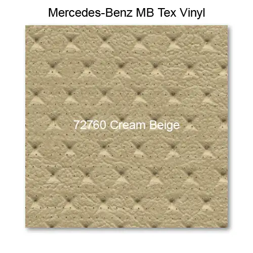 Mercedes 124 1992-1995, Cover Lid Conv Top, Vinyl, 727 Cream Beige