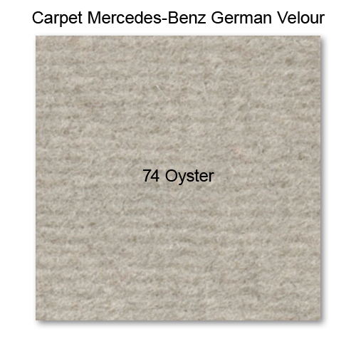 Carpet German Velour 74 Oyster, 60" wide