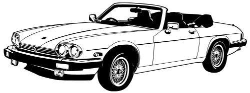 Jaguar XJS 1988-1994, Headrest Fnt, Vinyl, 5027 Parchment, Piping