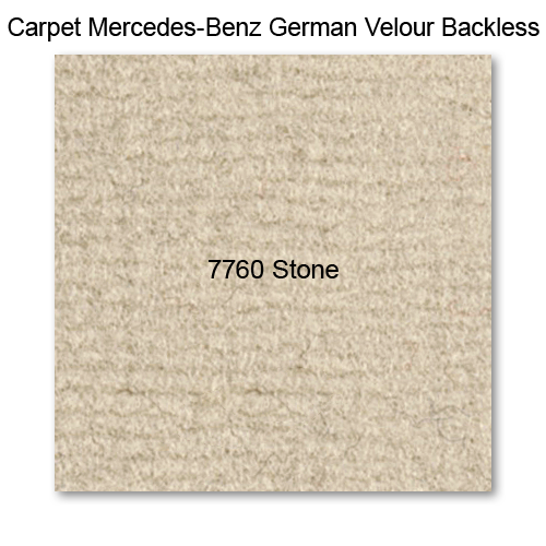 Carpet German Velour Backless 7760 Stone, 60" wide