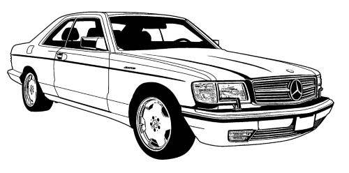 Mercedes, 1986-1991, W126, Carpet Flr Fnt, German Velour, 60 Gray Anthracite