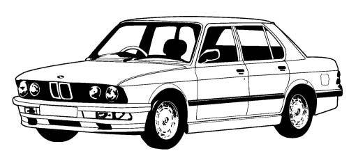 BMW E28 1982-1988, Armrest Fnt Pas, Leather, 3209E Blue