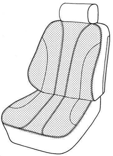 Mercedes 210 2000-2002, Seat Front Set, Style #3