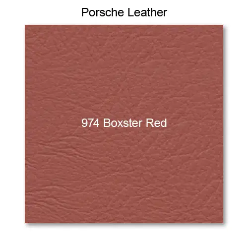 Salerno Leather, 974 Boxster Red 