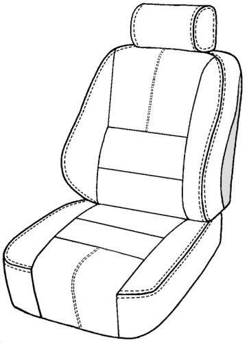 Mercedes 163 2000-2003, Seat Front Set, Style #3