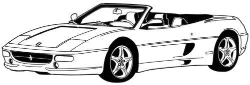 Ferrari 355 1993-1999 355-348 Spider Conv, Seat Front Kit