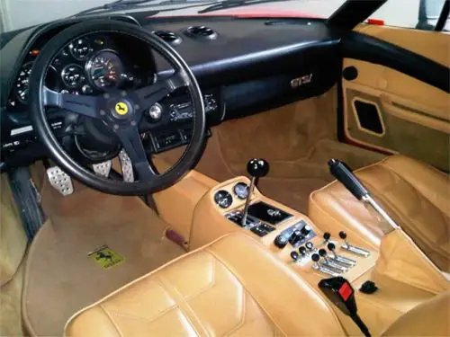Ferrari, 1983-1994, Mondial, Carpet Kit, Wilton Wool III, 617 Cognac, Vinyl Binding, Conv