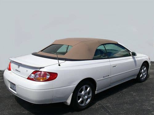 Toyota Solara 2000-2003 Replacement Convertible Soft Top, 2 piece Heated Glass