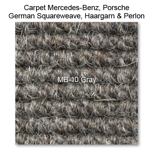 Carpet German Squareweave MB-10 Gray, 65" wide