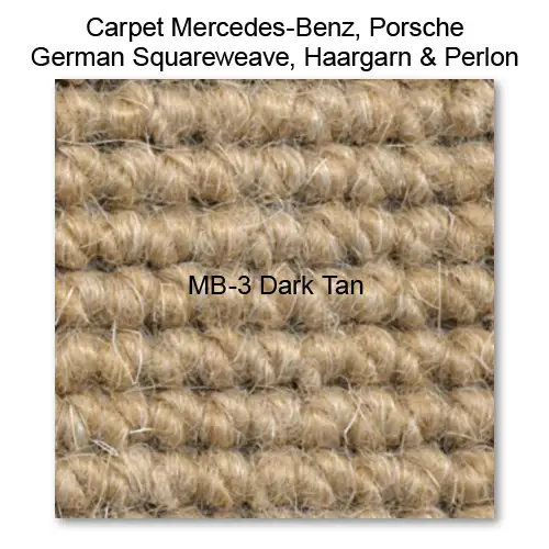 Carpet German Squareweave MB-3 Dark Tan, 80" wide