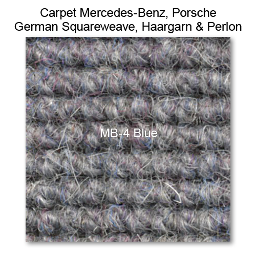 Carpet German Squareweave MB-4 Blue, 65" wide