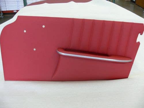 Mercedes 121 1955-1963, Panel Door Kit, Leather, 1068 Tan, Roadster, Dvr & Pas, Specify # of Pleats