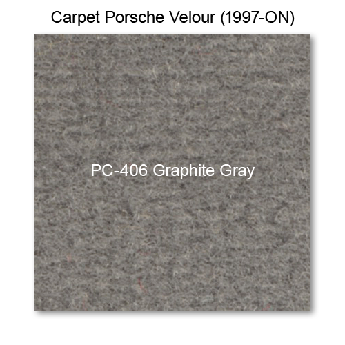 Carpet PC Velour PC-406 Graphite Gray, 60"' wide