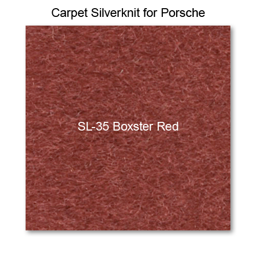 Carpet Sliverknit SL-35 Boxster Red, 60"' wide