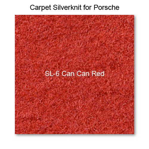 Carpet Sliverknit SL-6 Can Can Red, 60"' wide