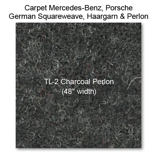 Carpet Perlon TL-2 Charcoal, 48" wide